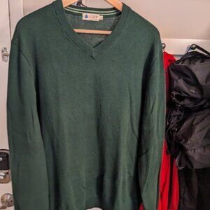 J.Crew Cotton Cashmere Blend Sweater - Men's Large - Color: Green